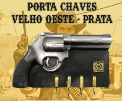 PORTA CHAVES REVOLVER 38 Velho Oeste